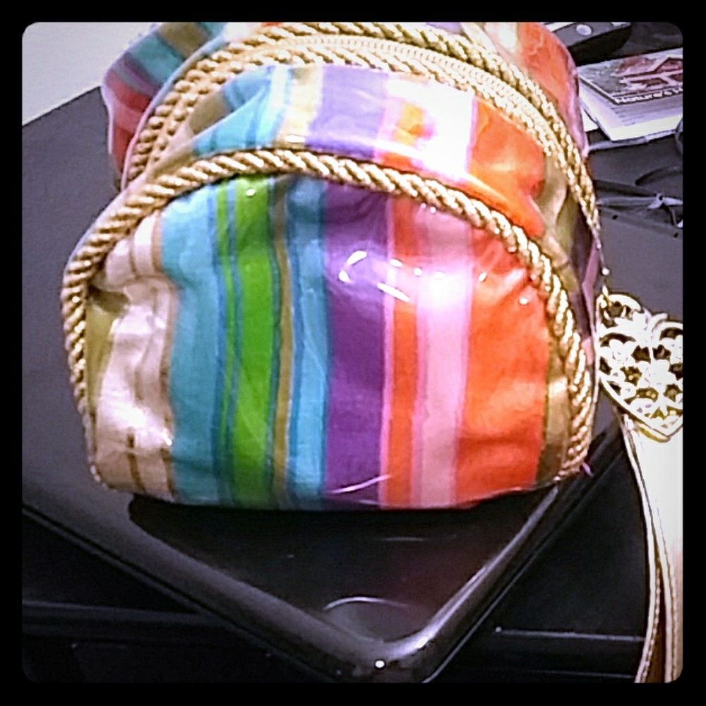 Beautiful & bright cosmetic case EUC